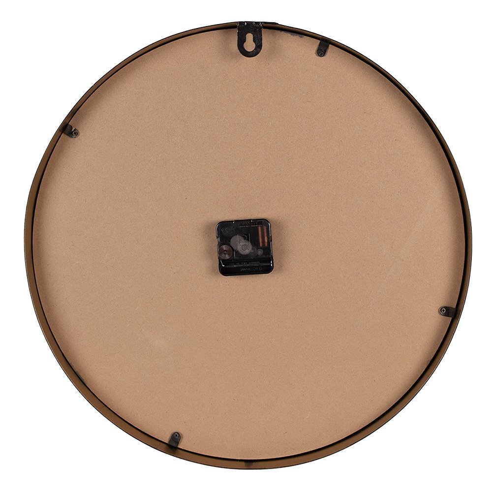 Wall Clock Ø 45 cm Grey MDF Wall Clock