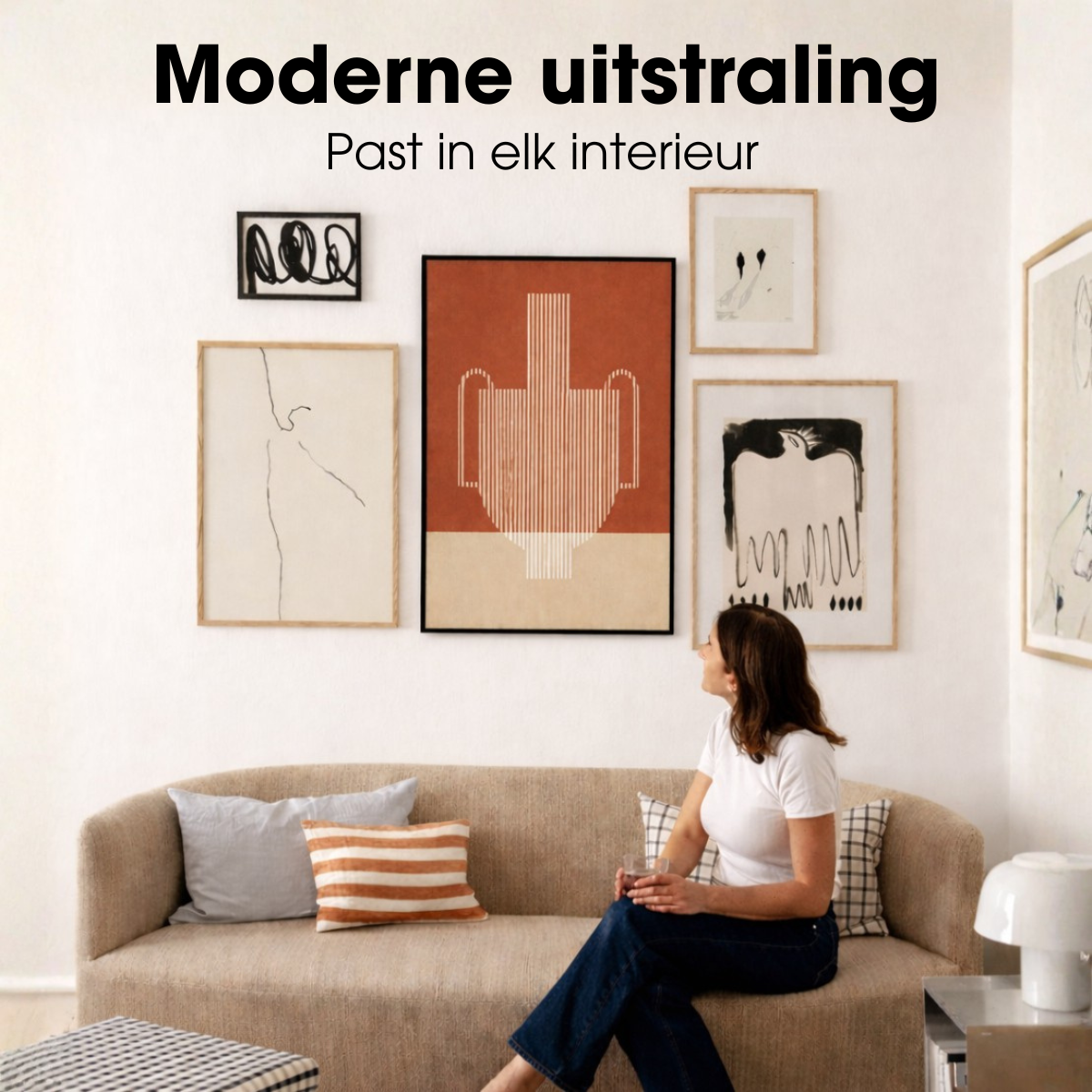 Wanddecoratie 90x60x3 cm donkerbruin