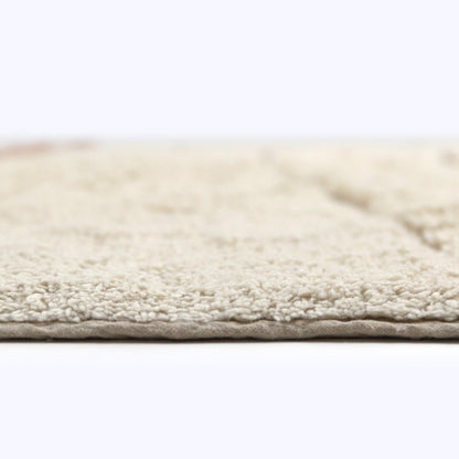 Kindertapijt 100x150 cm katoen ecru/beige