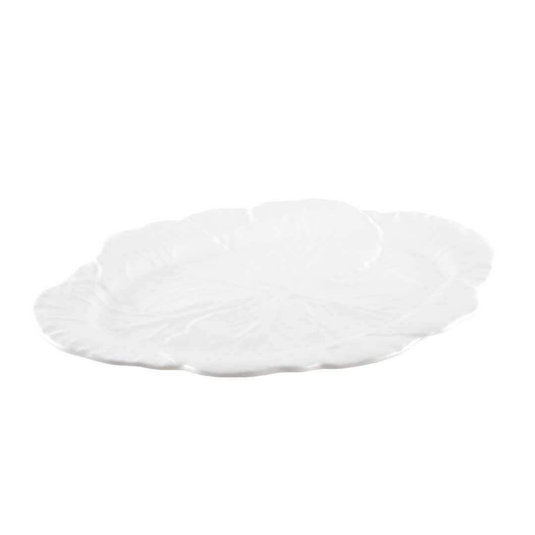 Servicegerecht ovaal 50x40x2 cm melamine wit