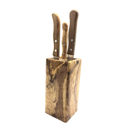 Messenblok olijfhout 16x8x8 cm