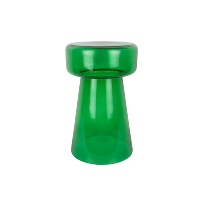 Bijzettafel 30 cm groen glas