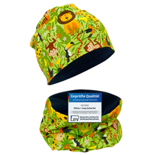 Kinderen Beanie en Lus Set Jungle voor Buitenavonturen