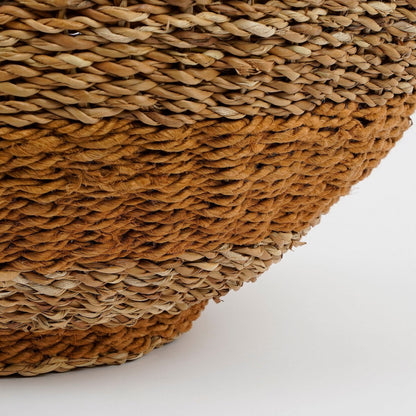 Opbergmand jute 55x55x48 cm geel