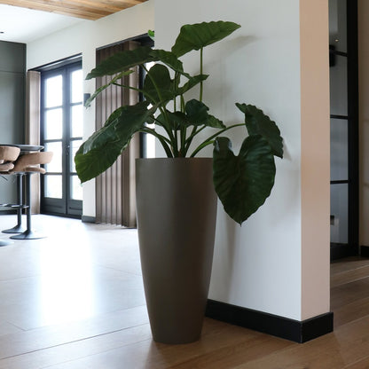 Plantenpot Kentucky 80x37 cm taupe fiberstone