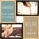 Miscellaneous Photo Frame Madi MDF 28X28 B/W