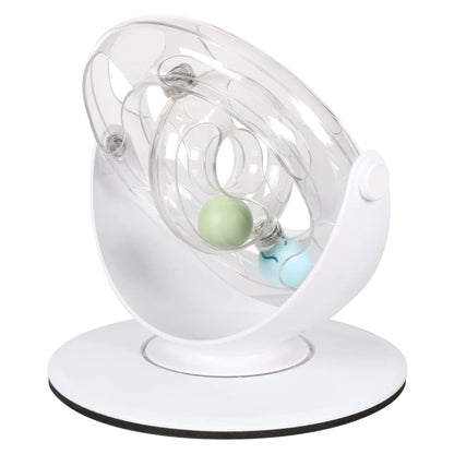 Flamingo Kattenspeelgoed Dita Elektronisch Roterend Wiel Wit