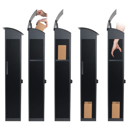 Perel Pakketbox Helsinki Donkergrijs