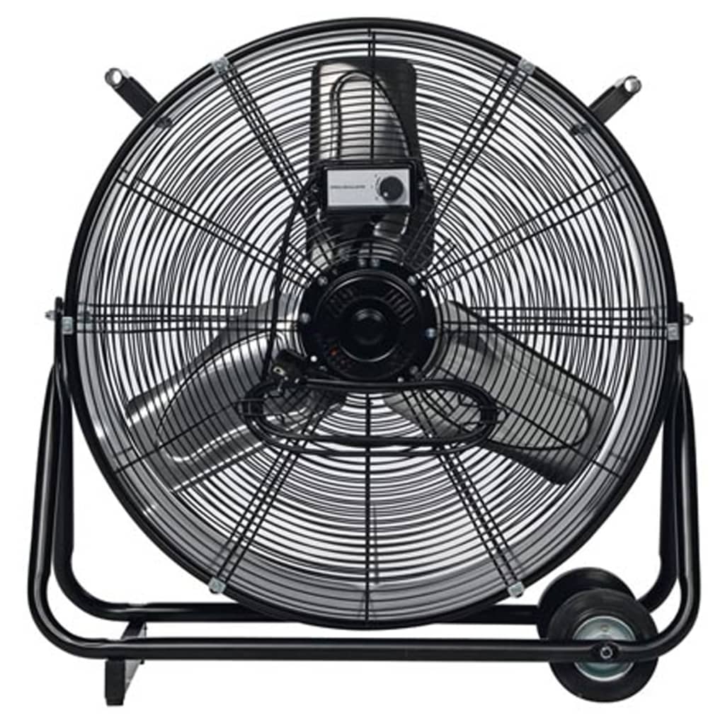 Perel Vloerventilator Trommel 60 Cm 330 W Metaal Zwart