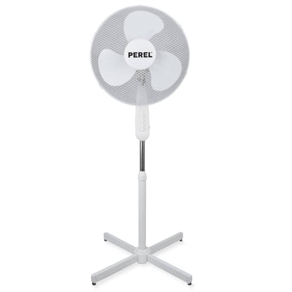 Perel Statiefventilator 40 Cm Wit