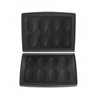 Fritel 142364 Madeleines Baking Plates Black/Aluminium