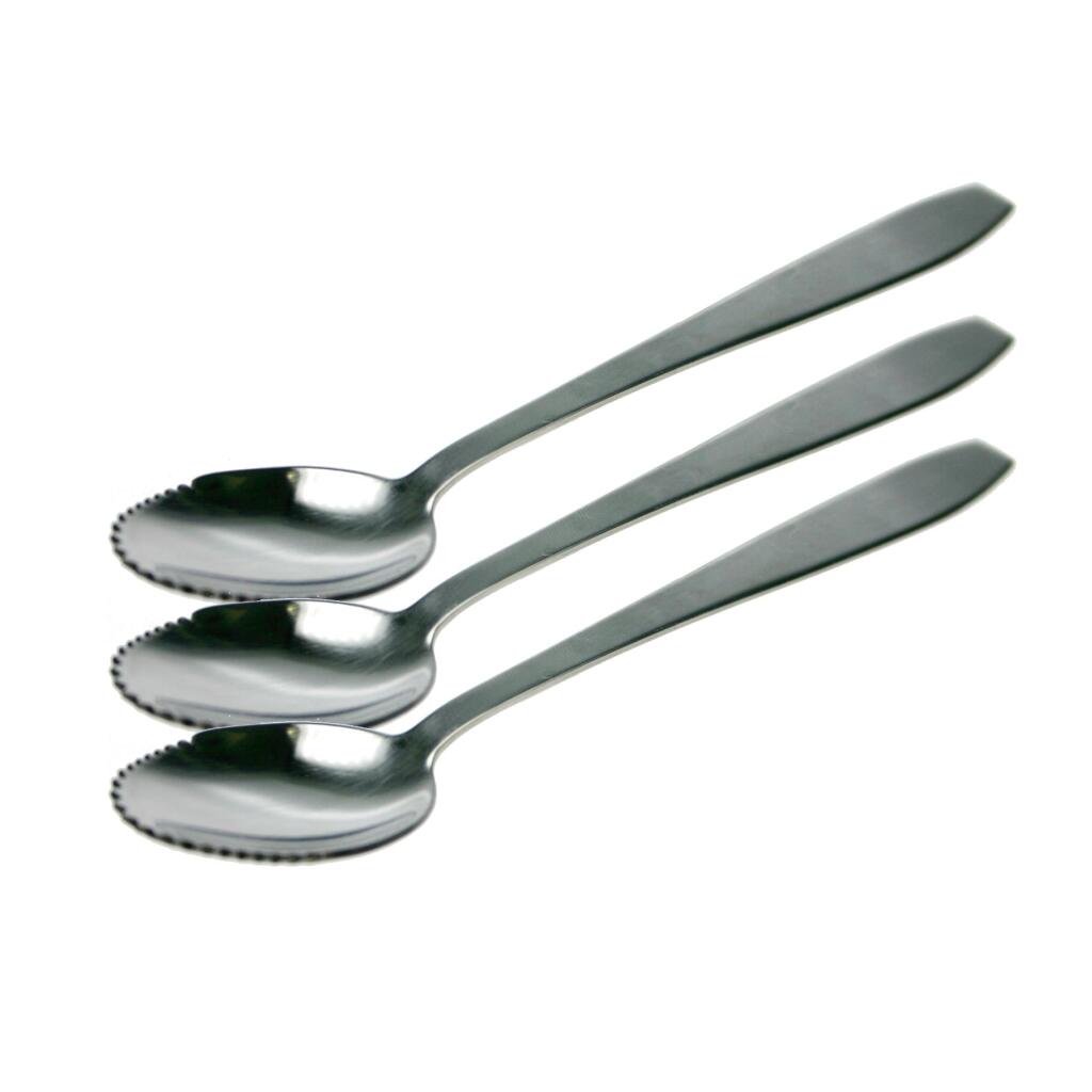 Overige Merken Kiwi Lepels 3 Stuks Rvs