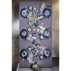 Cosy & Trendy Bord Sapphire 4 St Ovaal 27,5X23 Cm Saffierblauw