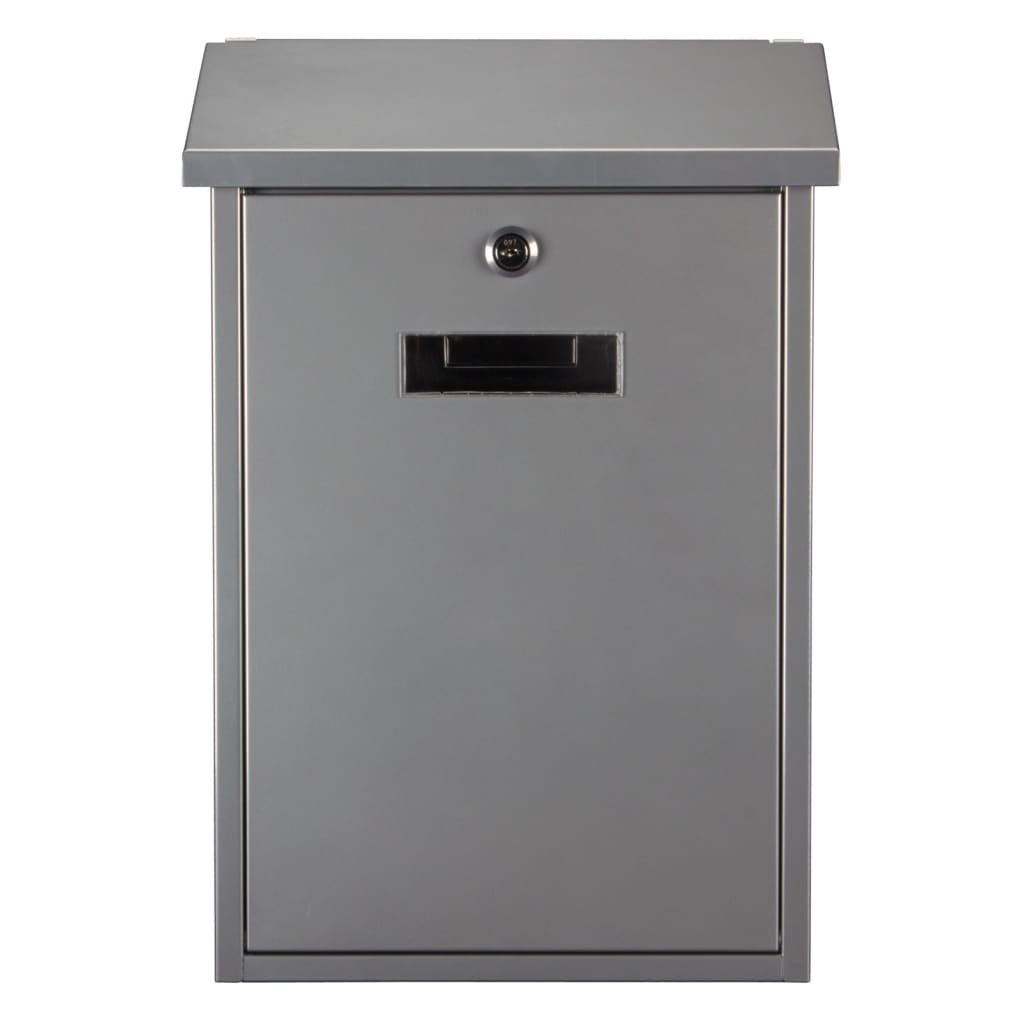 Perel Brievenbus Rio Zilverkleurig