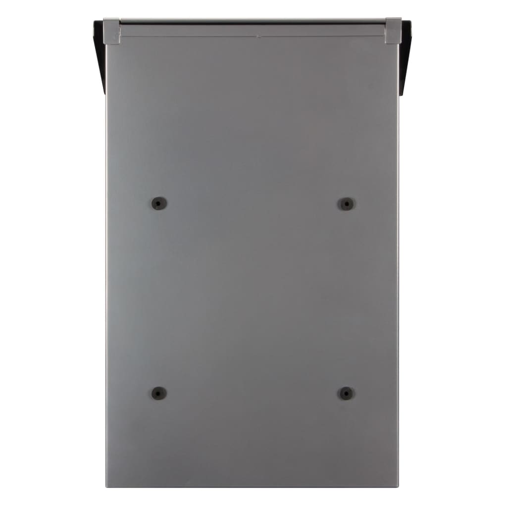 Perel Brievenbus Rio Zilverkleurig