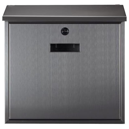 Perel Brievenbus Monaco Roestvrij Staal Zilver