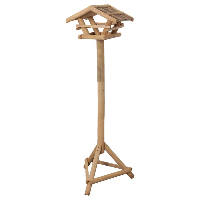 Flamingo Vogelvoedertafel Op Standaard Lucar 38X28X125 Cm Naturel