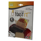 Toastzakjes 2 stuks 16x16,5 cm herbruikbaar