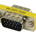 VGA adapter HD15P mannelijk naar HD15P mannelijk metaal