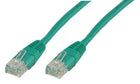 Netwerkkabel CAT5e UTP 1m groen