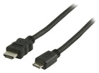 HDMI kabel 1m zwart mini HDMI Ethernet