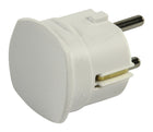Hq El-St005 Earthing Plug With Side Outlet White