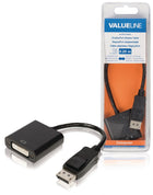 DisplayPort naar DVI-D adapterkabel 0,20 m zwart