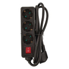 Valueline Power Strip 3-Way Black