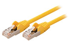 Netwerkkabel Cat5e SF/UTP 0.25 m geel