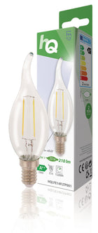 LED lamp E14 kaars 2W 210lm 2700K retro