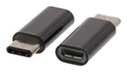 USB-C naar Micro-USB adapter zwart