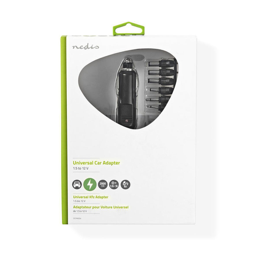 Nedis Dcpa004 Universele Dc-Voedingsadapter 1,5/3/4,5/6/7,5/9/12 V Dc 2,0 A