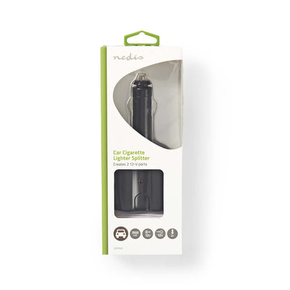 Nedis Dcpa002 Universele Dc-Voedingsadapter 12 Vdc Autolader 2-Weg