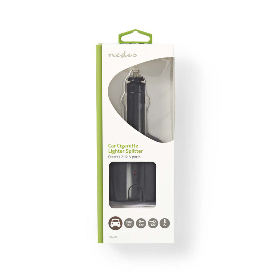Nedis Dcpa002 Universele Dc-Voedingsadapter 12 Vdc Autolader 2-Weg