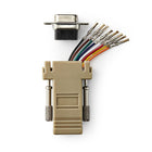 D-Sub 9-Pins Female naar RJ45 Female adapter ivoor