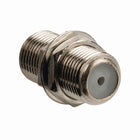 F adapter F female naar F female metaal zilver