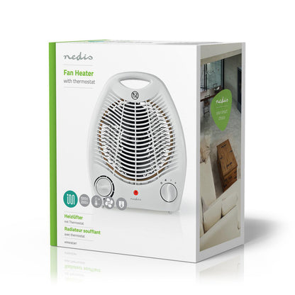 Nedis Htfa13Cwt Ventilatorkachel 2000 W Thermostaat