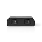Nedis Aswi2602Bk 2-Port Speaker Switch Terminal Connection Black
