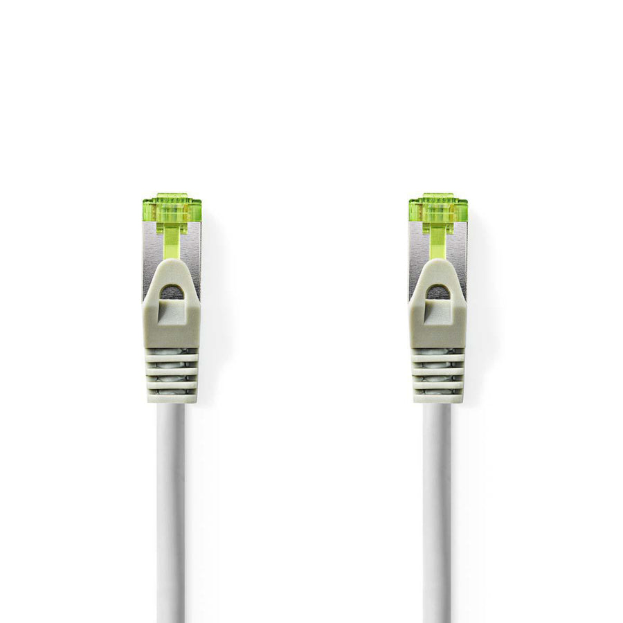 Nedis Ccbw85420Gy10 Cat7-Kabel S/Ftp Rj45 Male Rj45 Male 1.0 M Rond Lszh Grijs Window Box