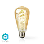 Smart filamentlamp E27 ST64 360lm 4.9W warm-koel wit