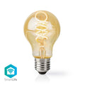 Nedis Wifilrt10A60 Smartlife LED Filament Lamp Wi-Fi E27 360 lm 4.9 W Warm to Cool White 1800 - 6500 K Glass Android™ / iOS Peer