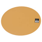 Placemat ovaal 45x33 cm lederlook camel
