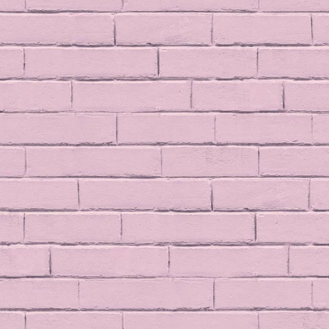 Noordwand Behang Good Vibes Brick Wall Roze