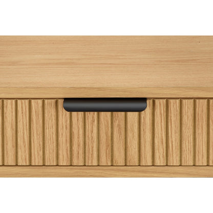 Bureau 120x60x75 cm eikenfineer zwart metaal