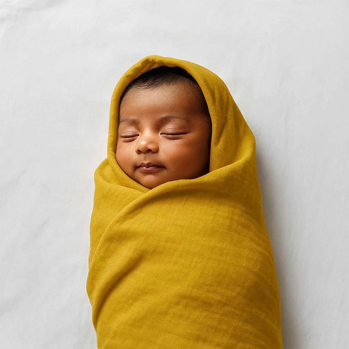Honey organic cotton maxi-swaddle
