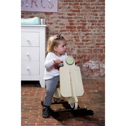 Childhome Hobbelscooter En Zwart Beige