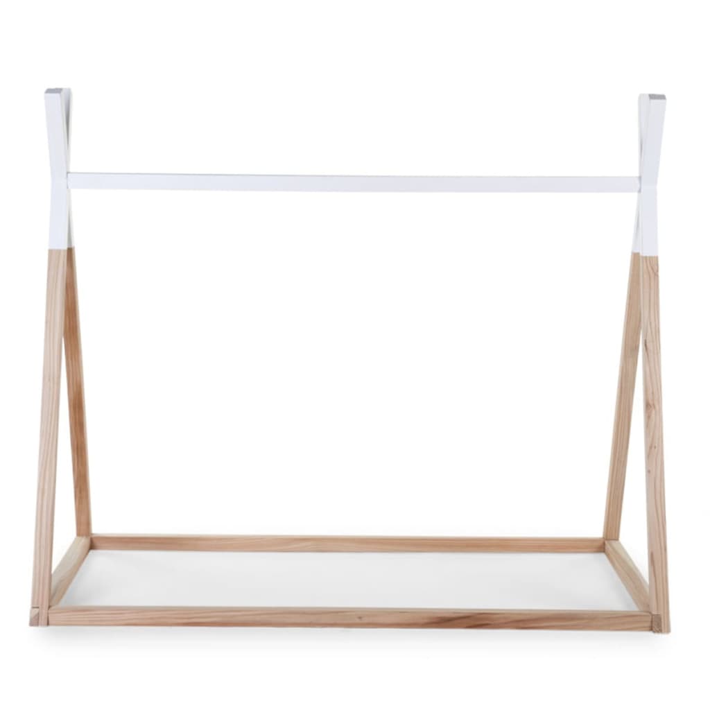 Childhome Tipi Bedframe 70X140 Cm Hout Naturel En Wit