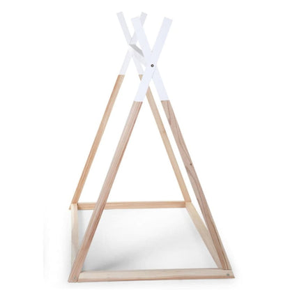 Childhome Tipi Bedframe 70X140 Cm Hout Naturel En Wit