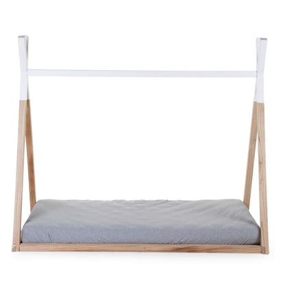 Childhome Tipi Bedframe 70X140 Cm Hout Naturel En Wit