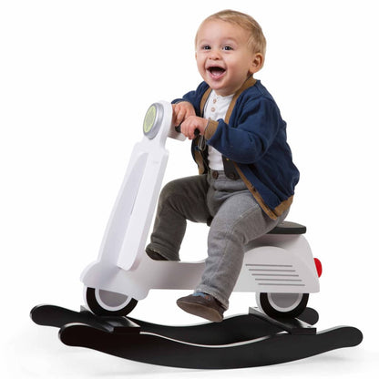 Childhome Hobbelscooter Wit En Zwart
